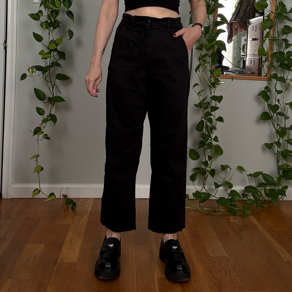 Everlane Black Utility Straight Leg Jeans - 26"